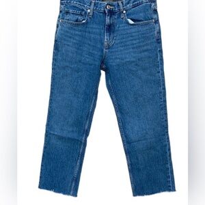 Stylish Blue Straight Leg Jeans